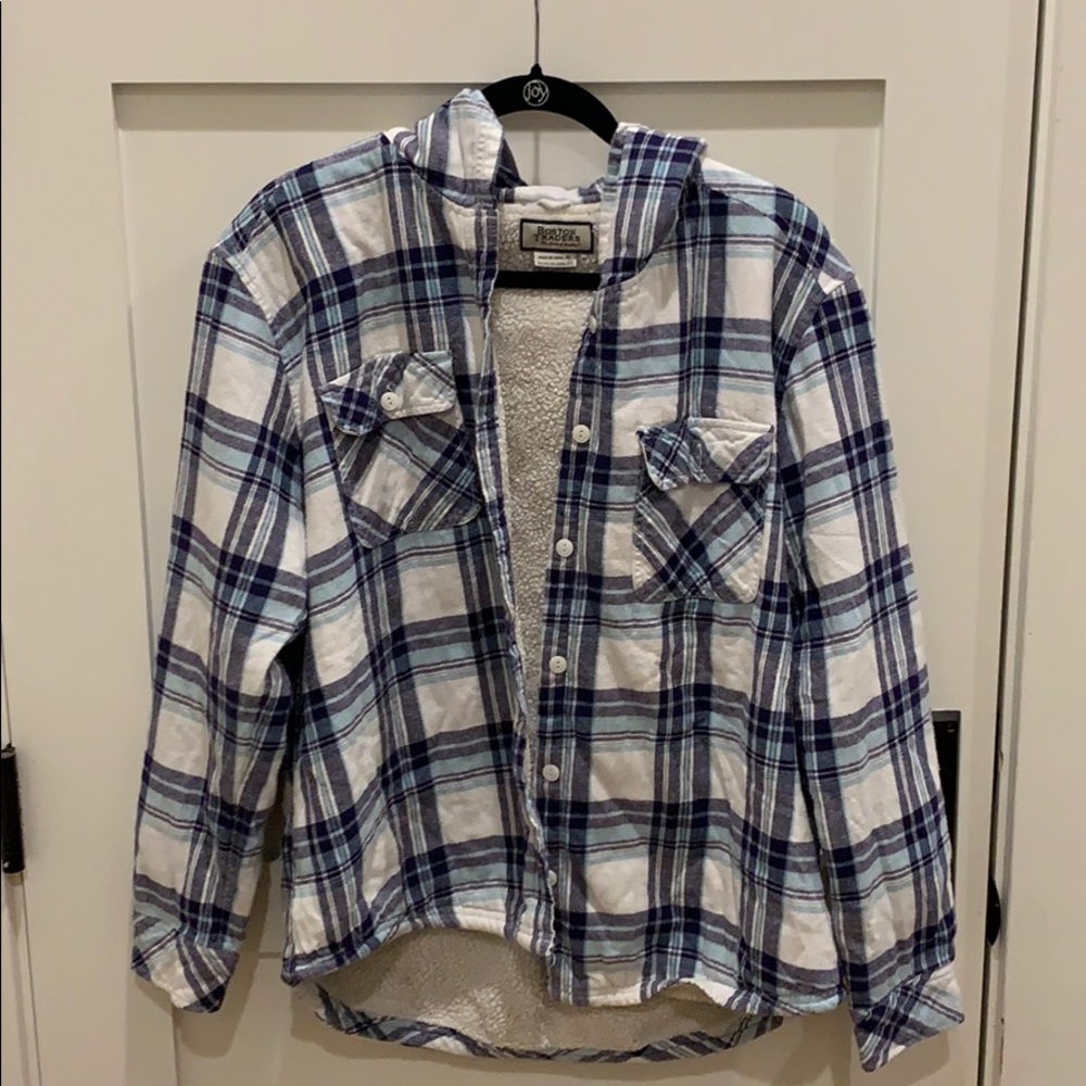 Flannel with sherpa